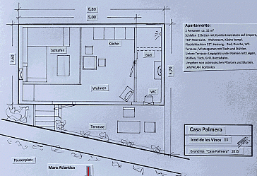 Ferienhaus Grundrissplan 1