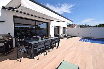 Ferienhaus in Ampuriabrava - Herrliche Terrasse mit Südausrichtung, Markise