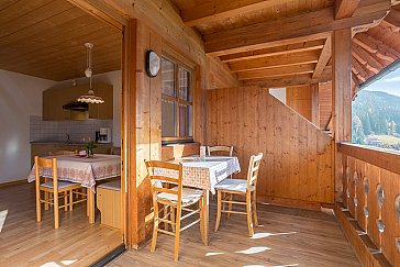 Ferienwohnung in Welschnofen - Wohnküche