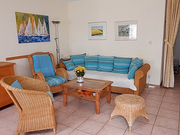 Ferienhaus in Gruissan - Wohnraum mit gemütlicher Sitzecke