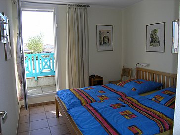 Ferienhaus in Gruissan - Schlafzimmer mit Balkonzugang