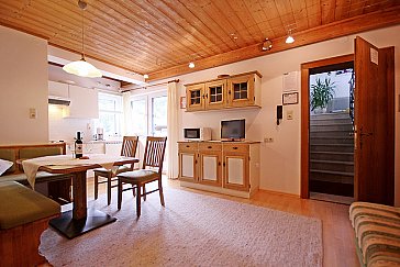 Ferienwohnung in Westendorf - Appartement 2 Kochnische mit Sitzecke