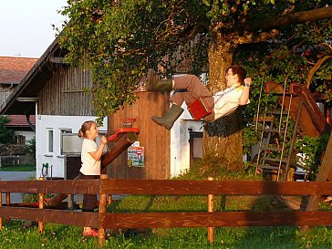 Ferienwohnung in Seeg - Spielplatz