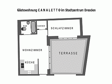 Ferienwohnung Grundrissplan 1