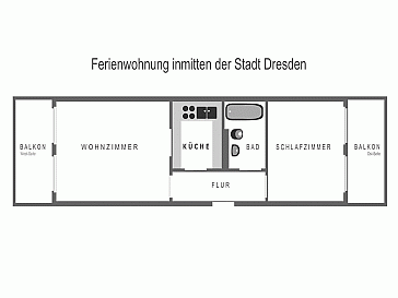 Ferienwohnung Grundrissplan 1