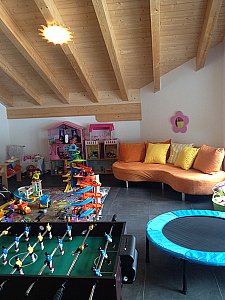 Ferienwohnung in Saas-Grund - Spielzimmer 2