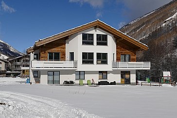 Ferienwohnung in Saas-Grund - Ferienhaus im Winter
