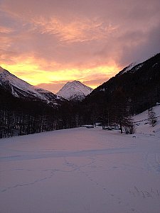 Ferienwohnung in Saas-Grund - Aussicht von der Wohnung