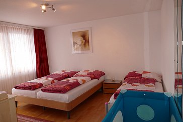 Ferienwohnung in Saas-Almagell - Familienzimmer