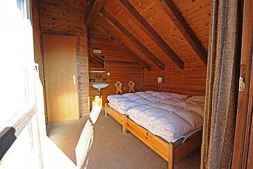 Ferienhaus in Blatten-Belalp - Schlafzimmer obergeschos Ost
