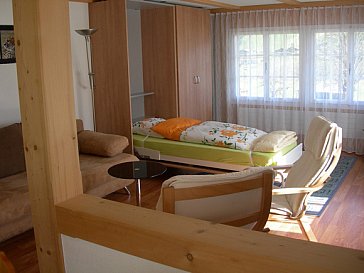 Ferienwohnung in Grindelwald - Wohn- Schlafbereich