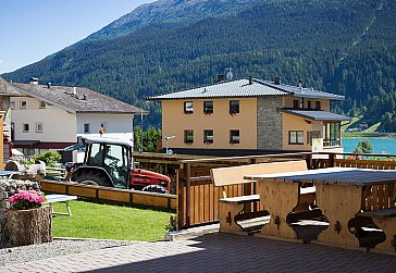 Ferienwohnung in Reschen - Terrasse