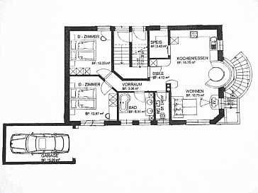 Ferienwohnung Grundrissplan 1