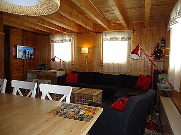 Ferienwohnung in Blatten-Belalp - Wohnzimmer