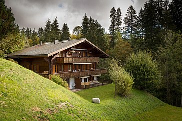 Ferienwohnung in Schönried - Haus von Aussen