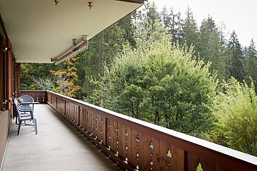 Ferienwohnung in Schönried - Balkon