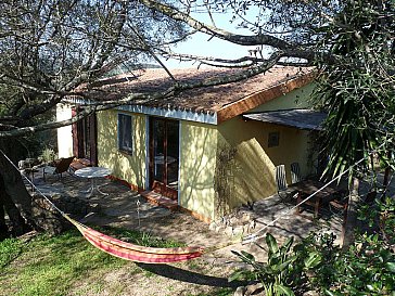 Ferienhaus in Sanalvo - Blick auf die Südostterrasse