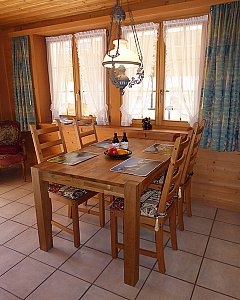 Ferienwohnung in Lauterbrunnen - Wohnzimmer