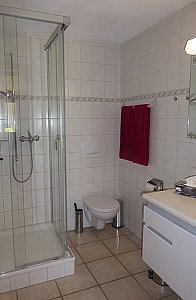 Ferienwohnung in Lauterbrunnen - Bad mit Dusche