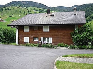 Ferienwohnung in Habkern - Seitenansicht des Chalets