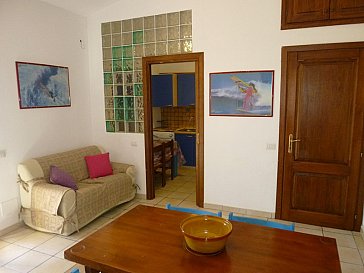 Ferienwohnung in La Caletta - Wohnzimmer