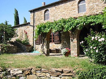 Ferienhaus in Prata di Suvereto - Portikus von Westen