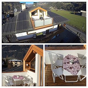 Ferienwohnung in Zell am Ziller - Balkon Dachgeschoss