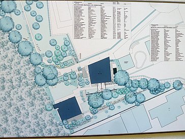 Ferienwohnung in Locarno-Muralto - Plan der Gesamtanlage mit Pflanzenbestand