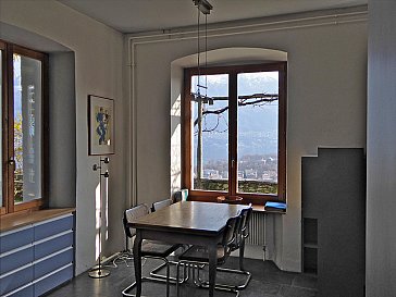 Ferienwohnung in Locarno-Muralto - Essbereich mit Südsicht