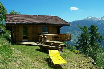 Ferienhaus in Hérémence-Les Masses - Chalet Salomon im Sommer