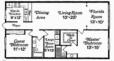 Ferienwohnung Grundrissplan 1