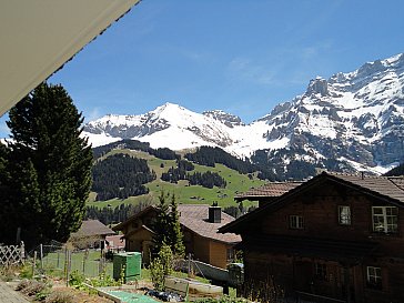 Ferienwohnung in Adelboden - Prächtige Aussicht auf den Bonderspitz