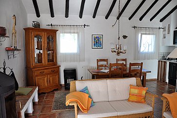 Ferienhaus in La Escalona-Vilaflor - Casa la Palma - Blick auf Essecke