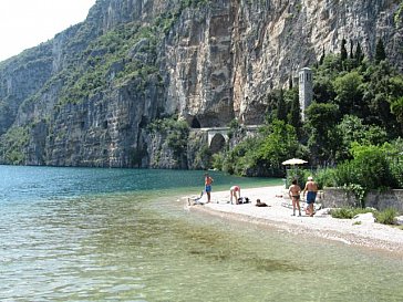 Ferienwohnung in Tignale - Strand von Tignale