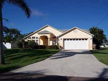 Ferienhaus in Cape Coral - Haus Frontansicht