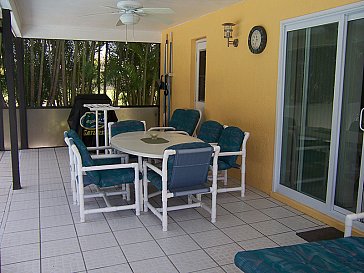 Ferienhaus in Cape Coral - Terassenbereich