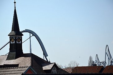 Ferienwohnung in Rust - Ausblick auf die High-Light des Europa-Park