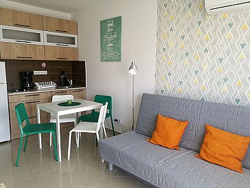 Ferienwohnung in Siófok - Küche - Wohnzimmer