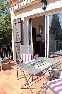 Ferienwohnung in Grimaud - Terasse