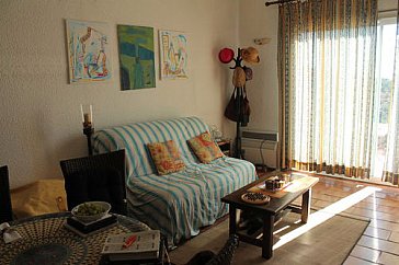 Ferienwohnung in Grimaud - Wohnraum mit Schlafsofa