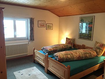 Ferienhaus in Klosters - Blick in die Schlafzimmer