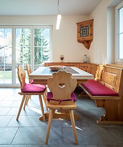 Ferienhaus in Klosters - Esstisch