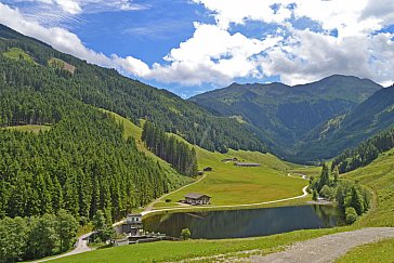 Ferienhaus in Kelchsau - Aussicht von der Hütte