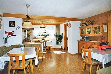 Ferienwohnung in St. Jakob, San Giacomo - Aufenthaltsraum mit Bauernofen