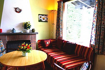 Ferienwohnung in Ascona - Wohnzimmer, Sofa