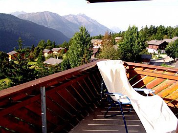 Ferienwohnung in Bellwald - Panoramasicht