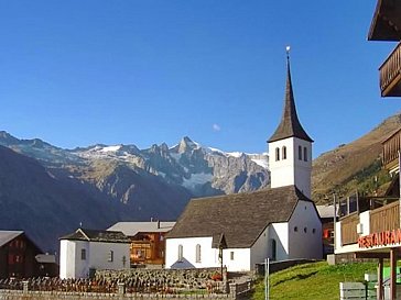 Ferienwohnung in Bellwald - Kirche in Bellwald