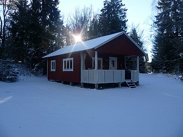 Ferienhaus in Tommaryd - Ronja im Winter