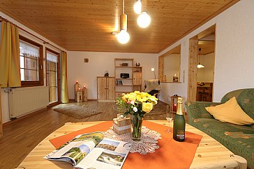 Ferienwohnung in Bernau im Schwarzwald - Wohnzimmer Wohnung 3