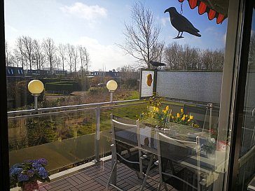 Ferienwohnung in Nieuwvliet-Bad - Sonnen-Balkon, Südseite